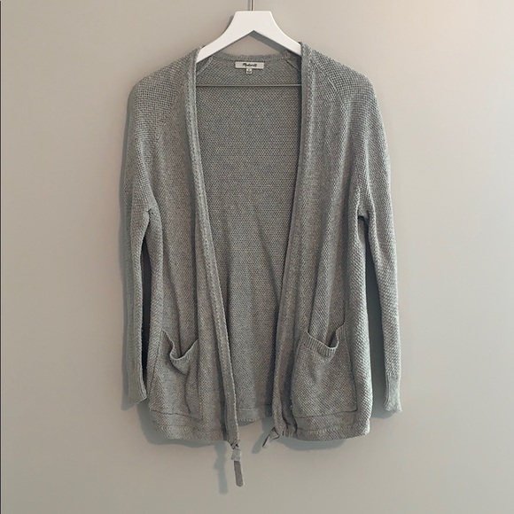Madewell Sweaters - Madewell Palisades Cardigan with Drawstring Hem